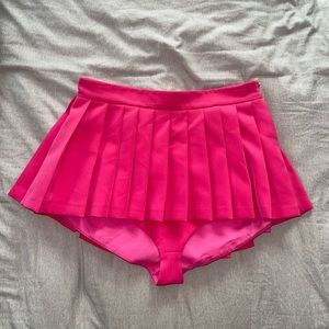 Mini pleated skirt
